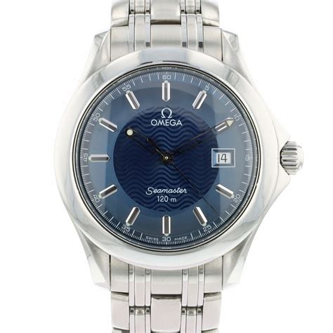 omega seamaster 120m quartz blue